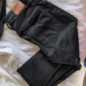 Madewell curvy high-rise black skinny jeans